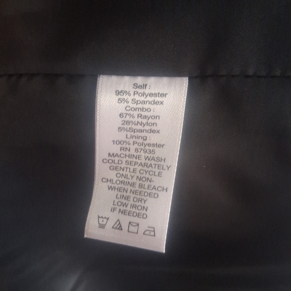 Floral Quilted Long Blazer LOGO Lori Goldstein Size 12 Business Casual Career - Picture 8 of 8